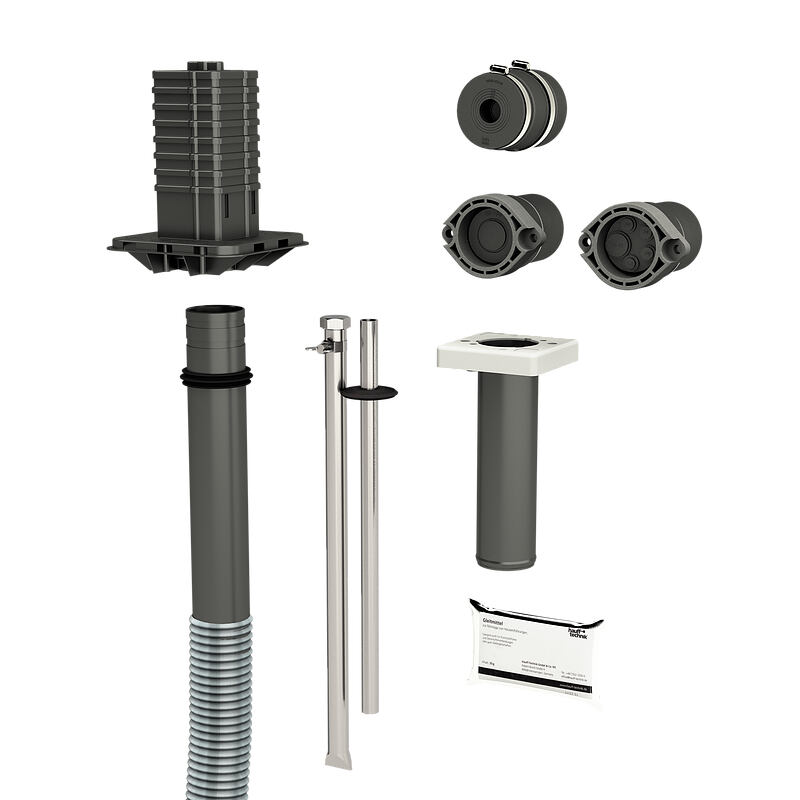 单类管线施工套装 - 用于无地下室的建筑