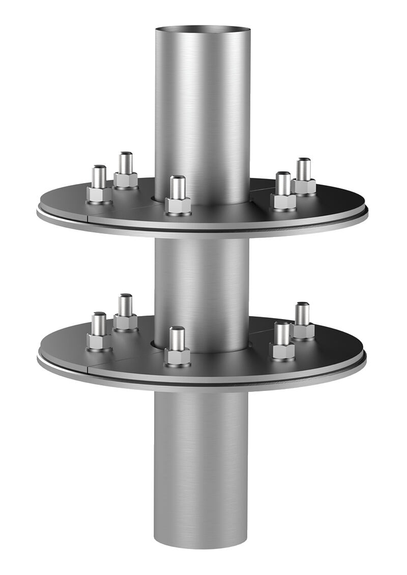 Two-level fixed/loose flange - for retrofit installation