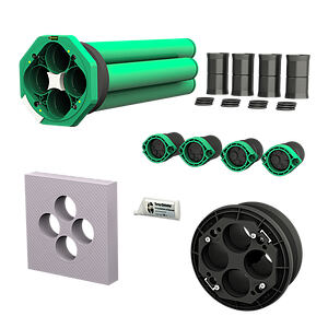 ETGAR building package for multi-line building service outlets - for buildings with a basement